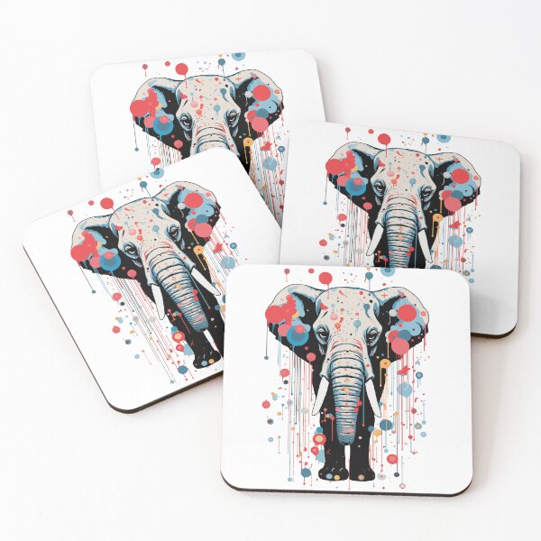 Item preview,  A minimalist, abstract image of an elephant.  designed and sold by InfinityCircle.