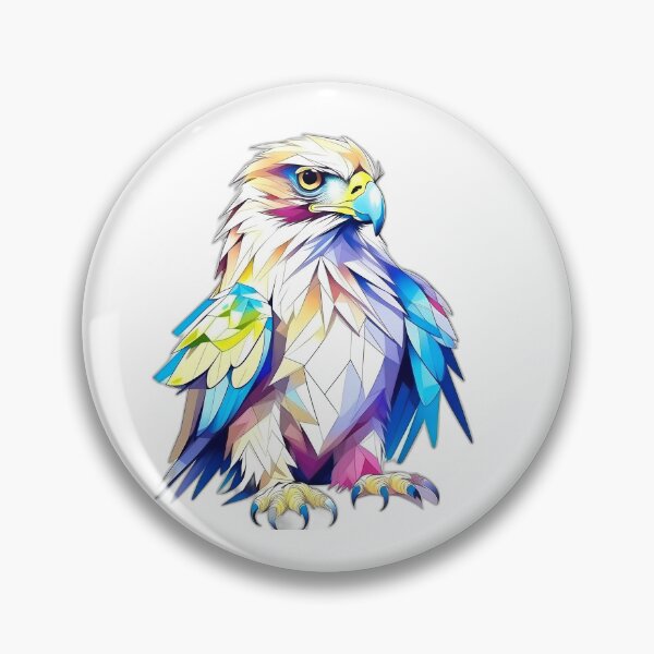 Item preview, Philippine Eagle Bird of Prey Geometric Shaped Artwork designed and sold by Geonimalia.