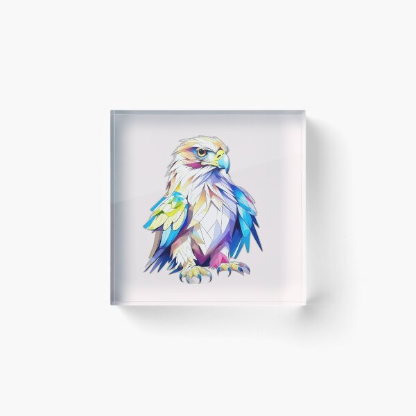 Item preview, Philippine Eagle Bird of Prey Geometric Shaped Artwork designed and sold by Geonimalia.