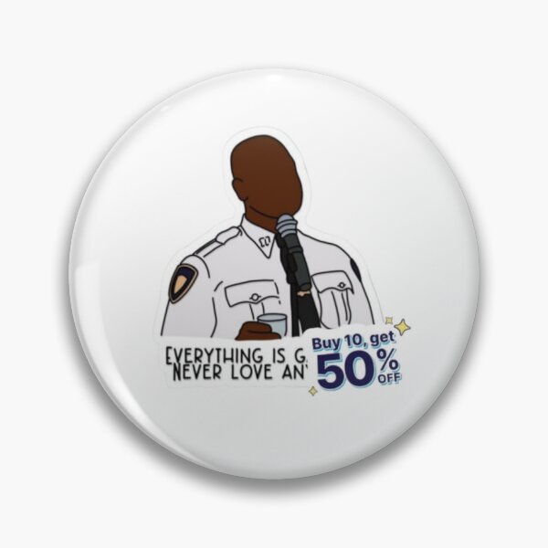 Item preview, captain holt designed and sold by SoloB4ndit.