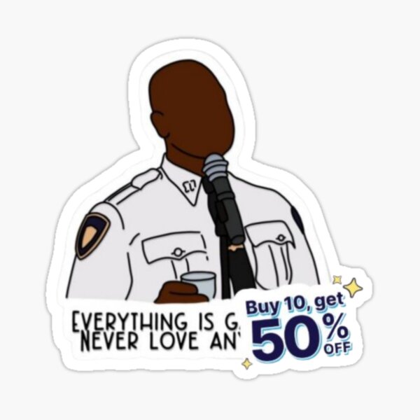 Item preview, captain holt designed and sold by SoloB4ndit.