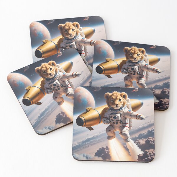 Item preview, Astronaut Lion on the space designed and sold by BotunPeony.