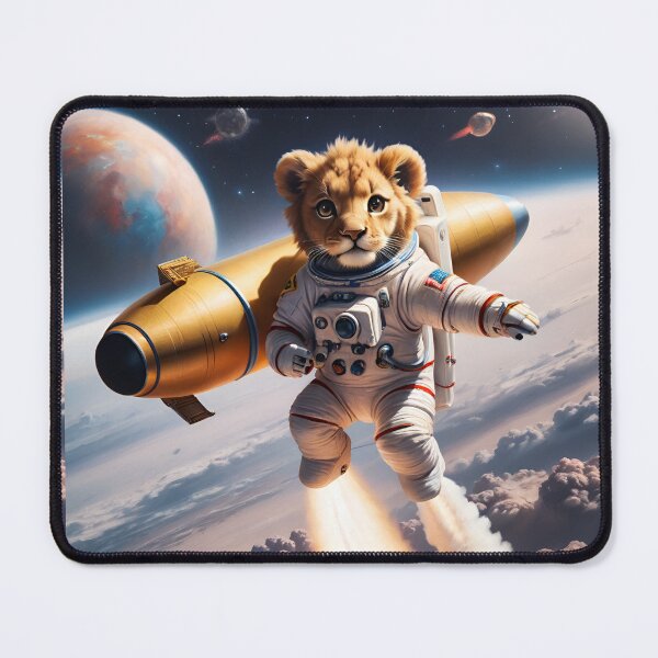 Item preview, Astronaut Lion on the space designed and sold by BotunPeony.