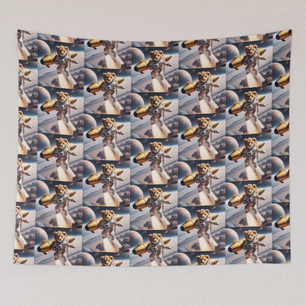 Item preview, Astronaut Lion on the space designed and sold by BotunPeony.