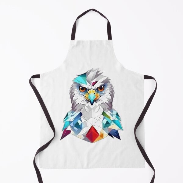 Item preview, Harpy Eagle Bird of Prey Geometric Shaped Artwork designed and sold by Geonimalia.