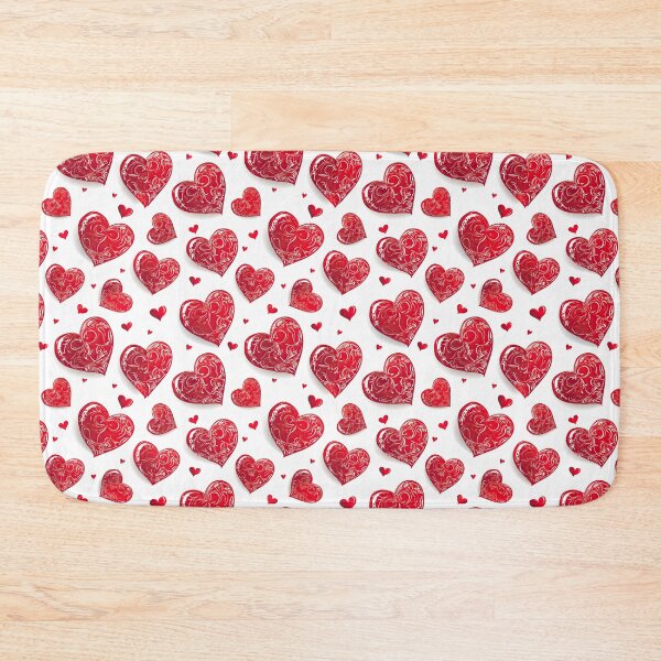 Item preview, Hearts on white background designed and sold by GabbyKI261.