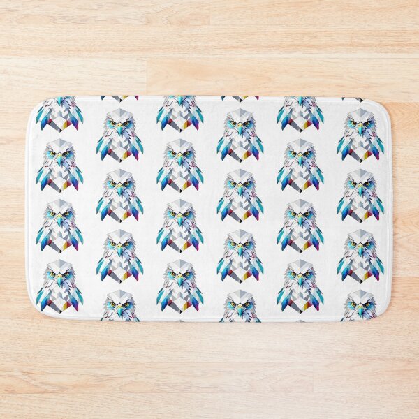 Item preview, Harpy Eagle Bird of Prey Geometric Shaped Artwork designed and sold by Geonimalia.