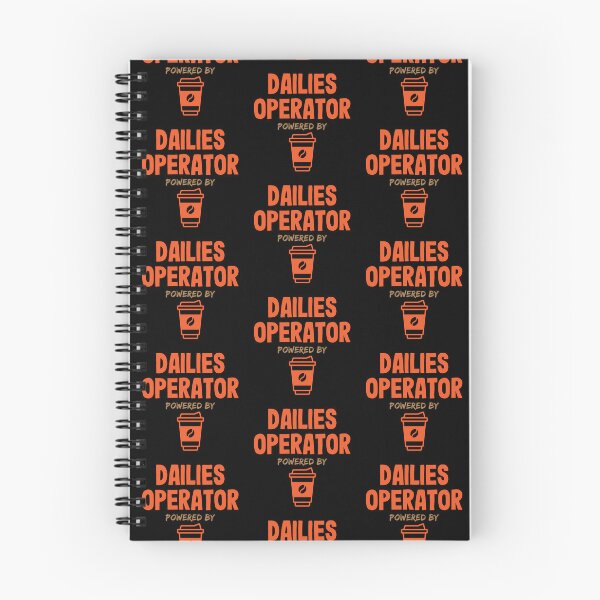 Item preview, Dailies Operator Powered by Coffee designed and sold by NermilioDesigns.