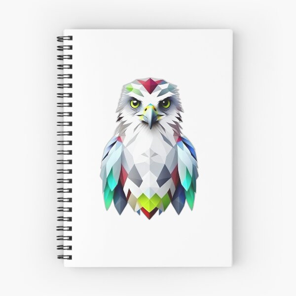 Item preview, Harpy Eagle Bird of Prey Geometric Shaped Artwork designed and sold by Geonimalia.