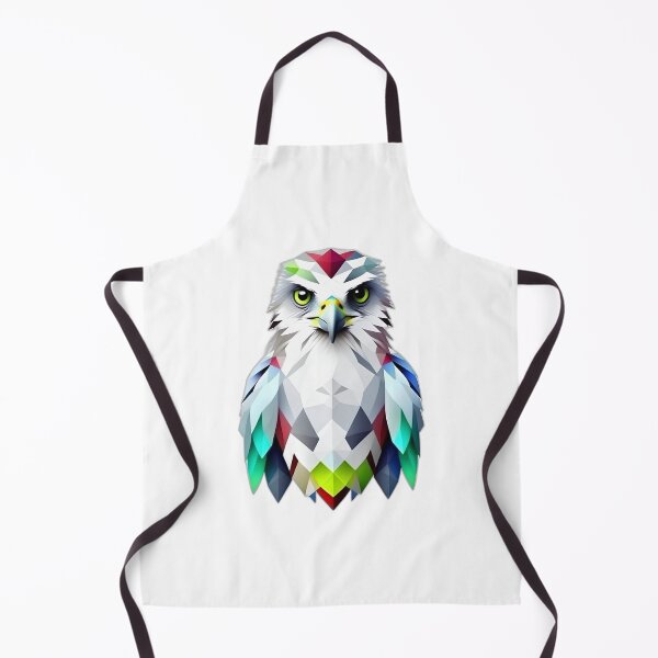 Item preview, Harpy Eagle Bird of Prey Geometric Shaped Artwork designed and sold by Geonimalia.