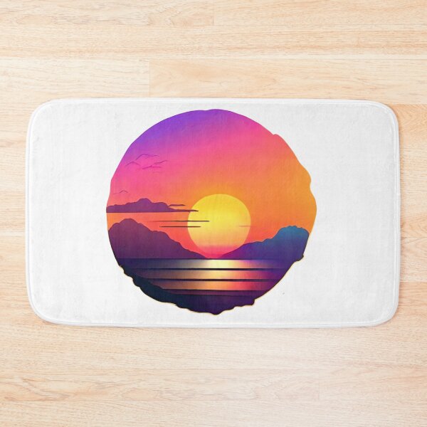 Item preview, Palm Trees Swaying Against a Fiery Sunset: Digital Art Masterpiece (296) designed and sold by WASjourney.