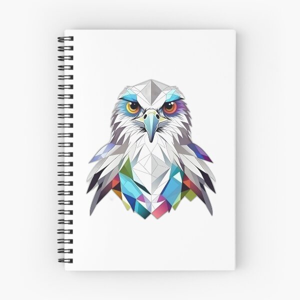 Item preview, Harpy Eagle Bird of Prey Geometric Shaped Artwork designed and sold by Geonimalia.