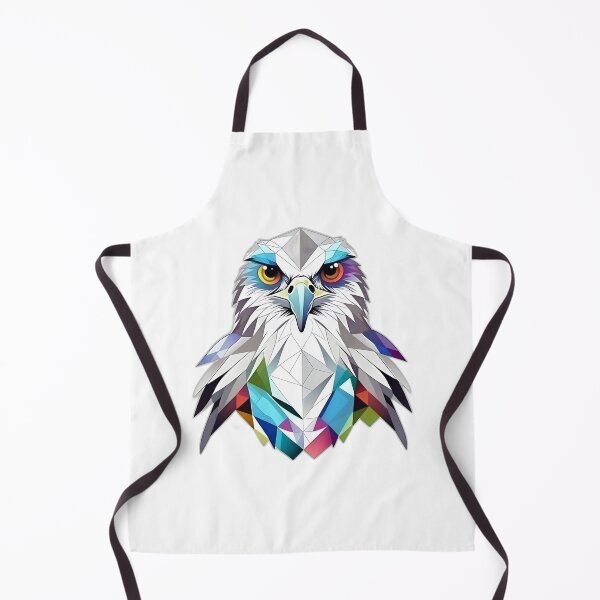 Item preview, Harpy Eagle Bird of Prey Geometric Shaped Artwork designed and sold by Geonimalia.