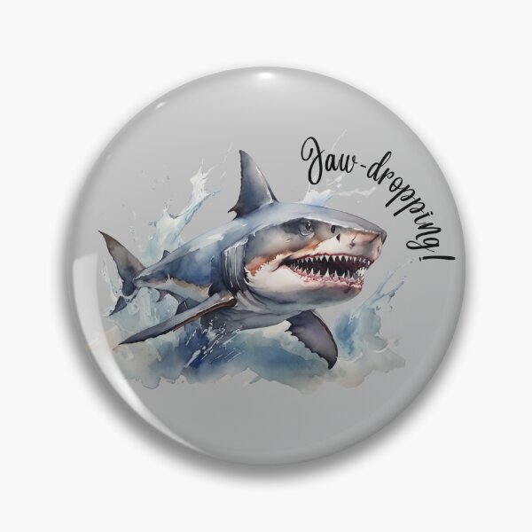 Item preview, Jaw-Dropping Ocean Majesty: Watercolor Shark  designed and sold by SashinkaShop.