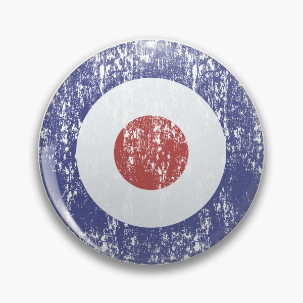 Item preview, British Mod culture roundel - Cool Britannia, Scooter, BritPop, PopArt, RAF designed and sold by retropetrol.