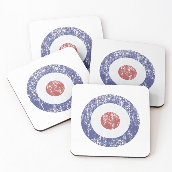 Item preview, British Mod culture roundel - Cool Britannia, Scooter, BritPop, PopArt, RAF designed and sold by retropetrol.