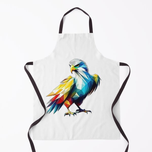 Item preview, Bald Eagle Bird of Prey Geometric Shaped Artwork designed and sold by Geonimalia.