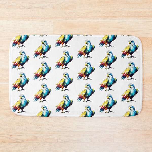 Item preview, Bald Eagle Bird of Prey Geometric Shaped Artwork designed and sold by Geonimalia.