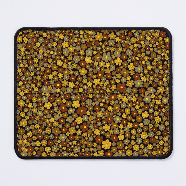 Item preview, brown flower patterned designed and sold by AurelsPrints.