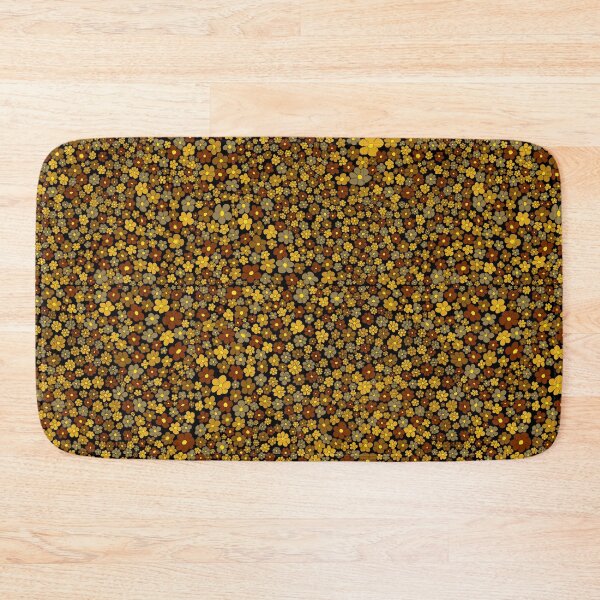Item preview, brown flower patterned designed and sold by AurelsPrints.