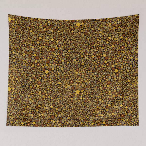 Item preview, brown flower patterned designed and sold by AurelsPrints.
