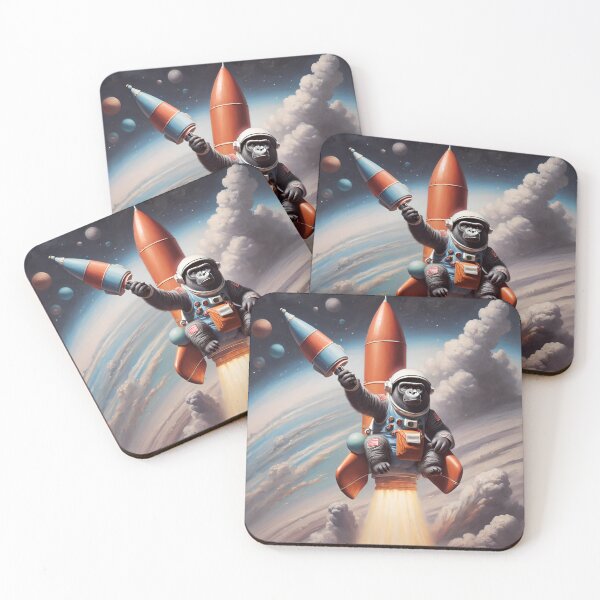 Item preview, Astronaut Ape on the space designed and sold by BotunPeony.
