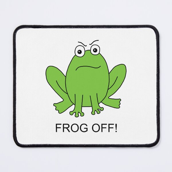 Item preview, Frog Off! Angry Cute Cartoon Frog designed and sold by Scat the cat.