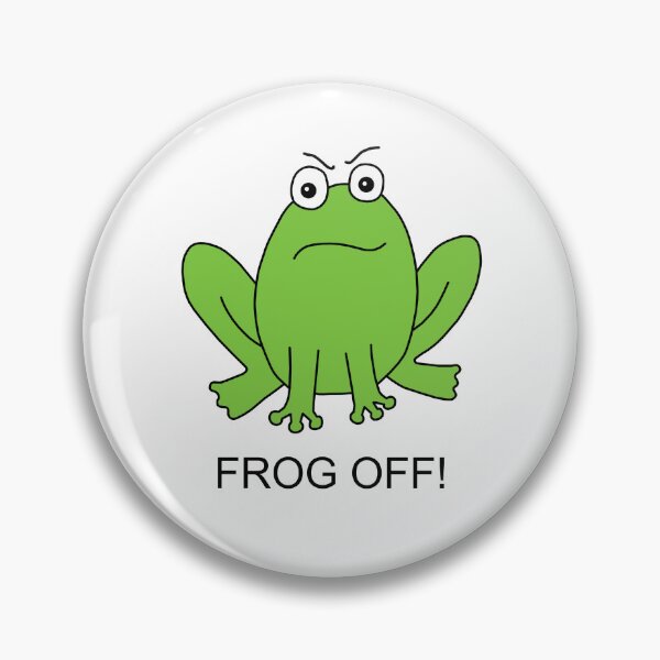 Item preview, Frog Off! Angry Cute Cartoon Frog designed and sold by Scat the cat.