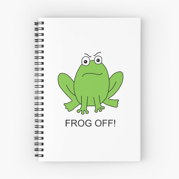 Item preview, Frog Off! Angry Cute Cartoon Frog designed and sold by Scat the cat.