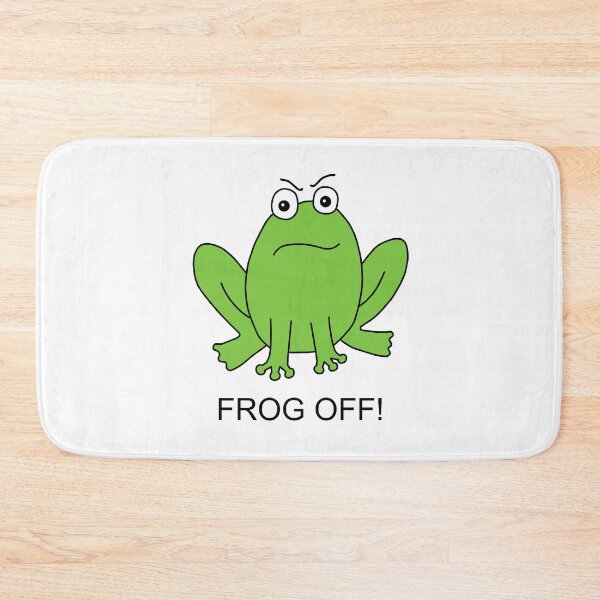 Item preview, Frog Off! Angry Cute Cartoon Frog designed and sold by Scat the cat.