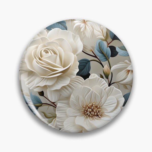 Item preview, White Rose Modern style  designed and sold by MuteluArtwork.