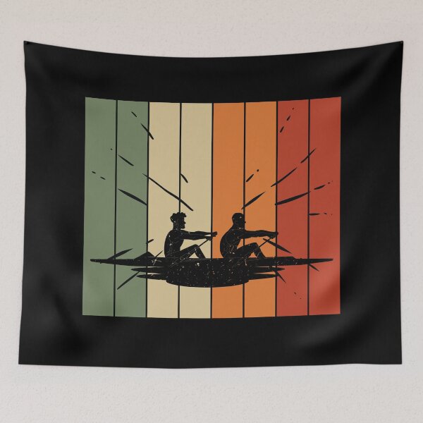 Item preview, Rower Rowing Club Double Scull Boat Rowing Sport Retro T-Shirt designed and sold by Michael van der Hoorn.