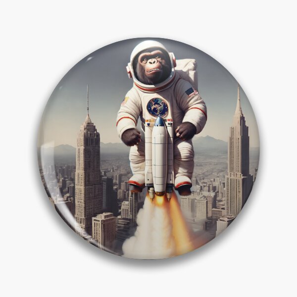 Item preview, Astronaut Ape on the space designed and sold by BotunPeony.