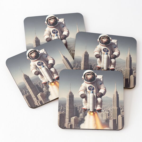 Item preview, Astronaut Ape on the space designed and sold by BotunPeony.