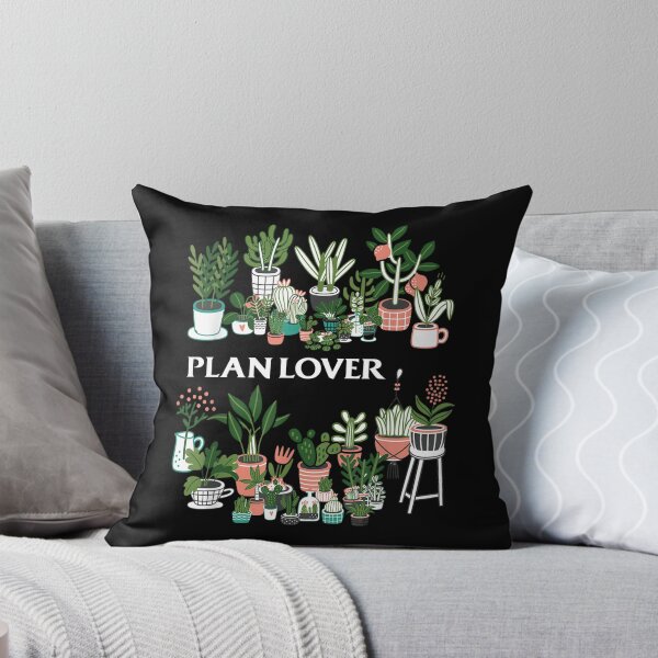 Item preview, Amante de las plantas arbóreas y jardinero con cabeza de maceta suculenta designed and sold by myrosetee.