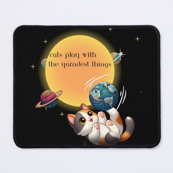 Item preview, Cats play with the Yarndest things designed and sold by Fr0mtheMachine.