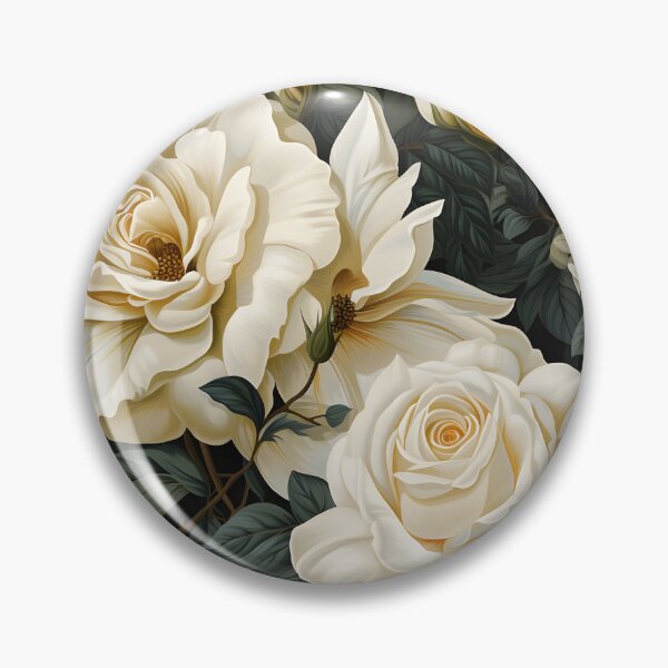 Item preview, White Rose Modern style designed and sold by MuteluArtwork.