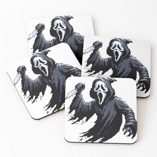 Item preview, Ghostface - Horror Movie Icon, Classic Slasher, Halloween Theme, Scary Character, Movie Villain, Horror Fan, Creepy Mask, Fright Night, Spooky Decor, Cult Classic designed and sold by PixStickers.