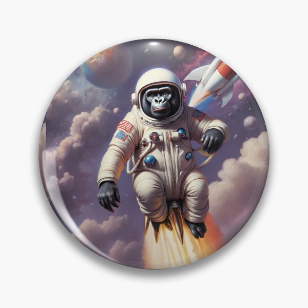Item preview, Astronaut Ape on the space designed and sold by BotunPeony.