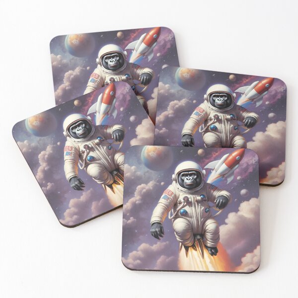 Item preview, Astronaut Ape on the space designed and sold by BotunPeony.