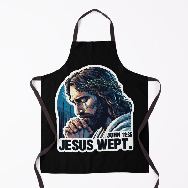 Item preview, John 11:35 Jesus Wept Bible Quote Garden of Gethsemane designed and sold by plushism.