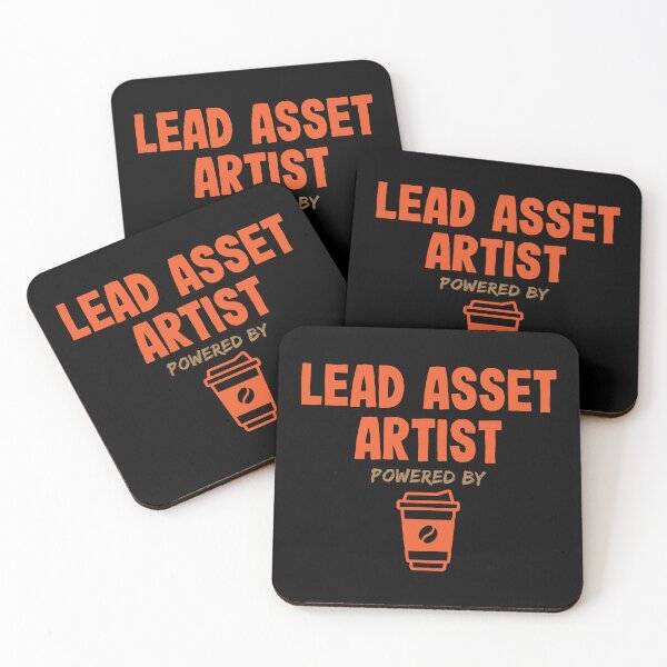Item preview, Lead Asset Artist Powered by Coffee designed and sold by NermilioDesigns.