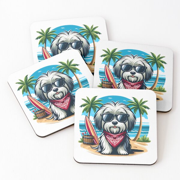 Artikelvorschau, Cool Dogzz: ein cooler Havaneser mit Sonnenbrille entworfen und verkauft von CreativeSparkzz.