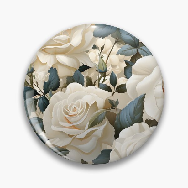 Item preview, White Rose Modern style designed and sold by MuteluArtwork.