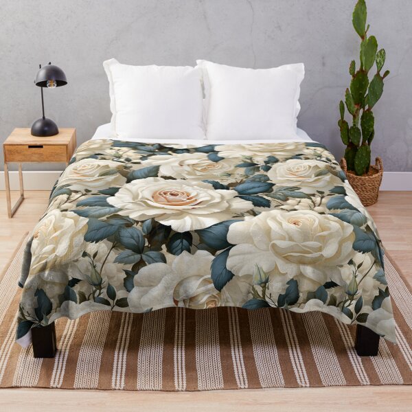 Item preview, White Rose Modern style designed and sold by MuteluArtwork.