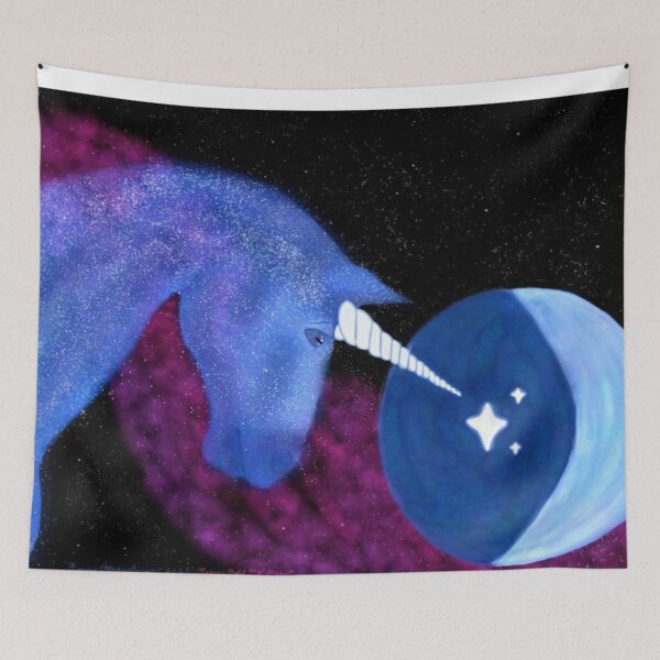 Item preview, Celestial Blue Roan Unicorn designed and sold by EclecticCloset.