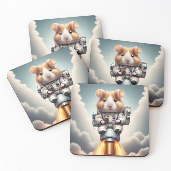 Item preview, Astronaut Hamster on the space designed and sold by BotunPeony.