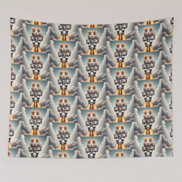 Item preview, Astronaut Hamster on the space designed and sold by BotunPeony.