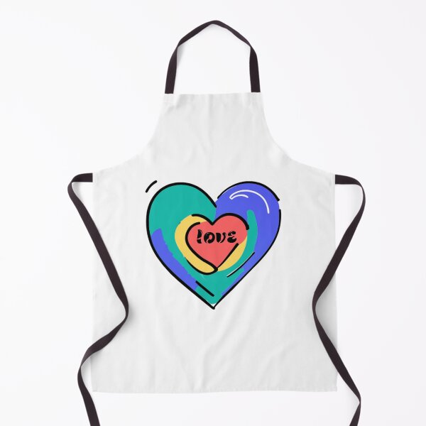 Item preview, Colorful hearts, vintage style designed and sold by BlueMorz.