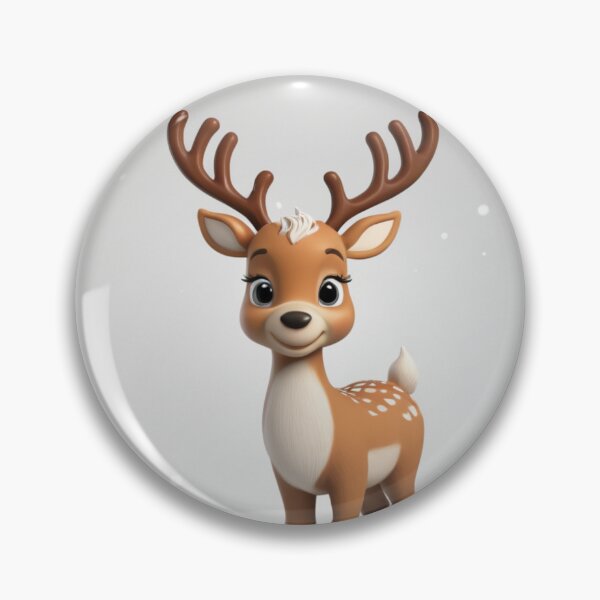 Item preview, Winter Wonderland: A Cheerful Reindeer Amidst the Snow designed and sold by DotsAndDesigns.